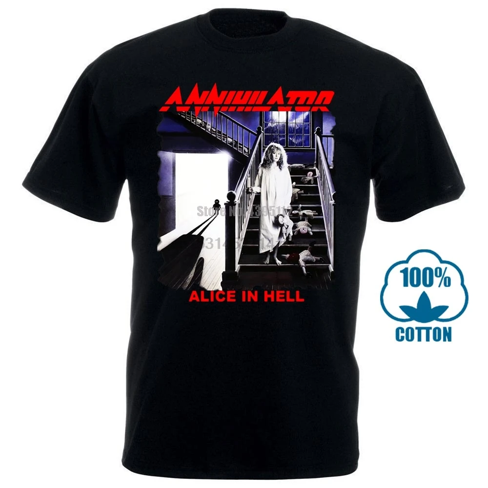 Чехол-футболка с изображением альбома уничтожителя Алисы в Хелле 1989 | Футболки