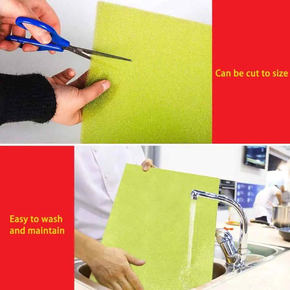 

4Pcs Eco-Friendly Refrigerator Waterproof Pad Antibacterial Antifouling Mildew Proof Moisture Absorption Drying Fruit Sponge Mat