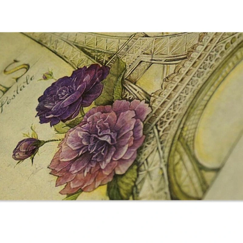 Креативная классическая винтажная бабочка париж эйфелева кровь картина для