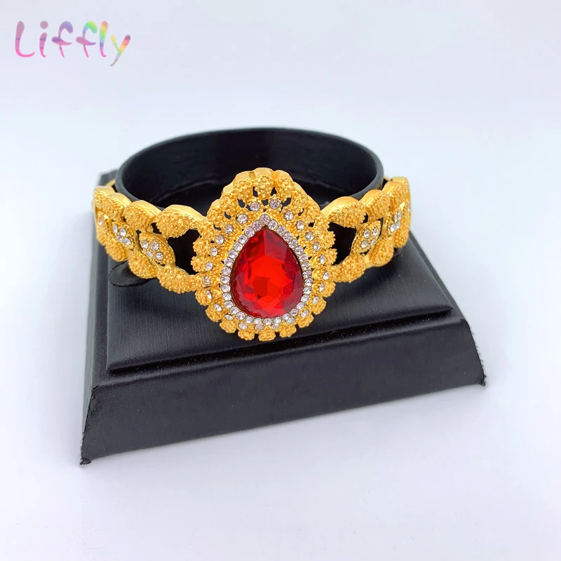 Новый роскошный комплект ювелирных изделий Стразы из Дубая нигерийский для