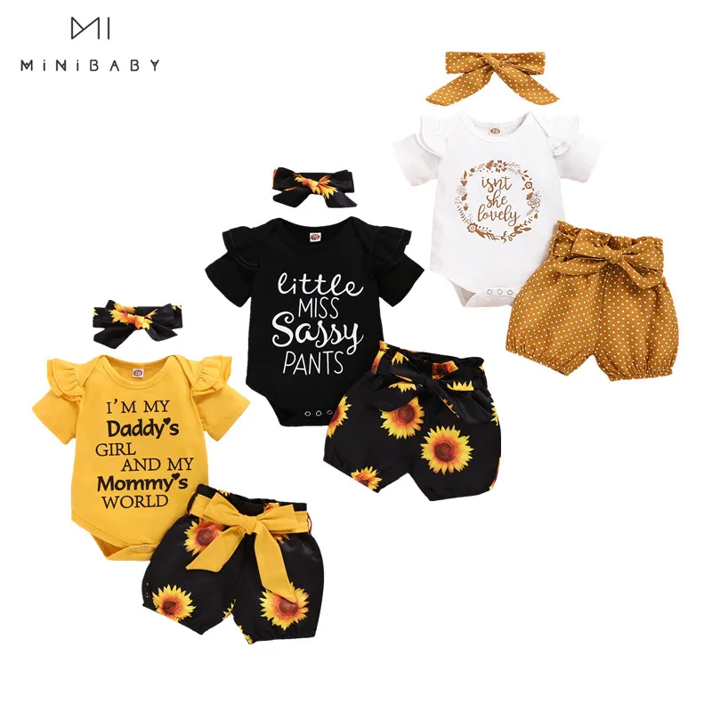 Распродажа брендовая Newborn-24M одежда для маленьких девочек Комбинезон с рисунком
