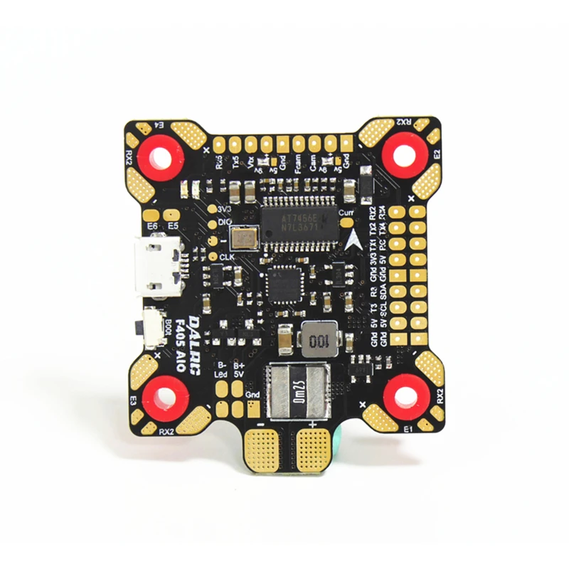 Управление полетом DALRC F405 AIO MCU STM32F405 MPU6000 OSD 9 В/1 5 А В/2 а BEC 200 PDB для радиоуправляемой