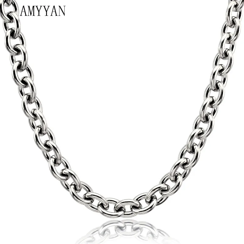 

Нержавеющая сталь Мода с коротким звеном цепочки с орнаментом 43 см для ухода за ребенком для мам Размеры Длина Цепочки и ожерелья серебряно...