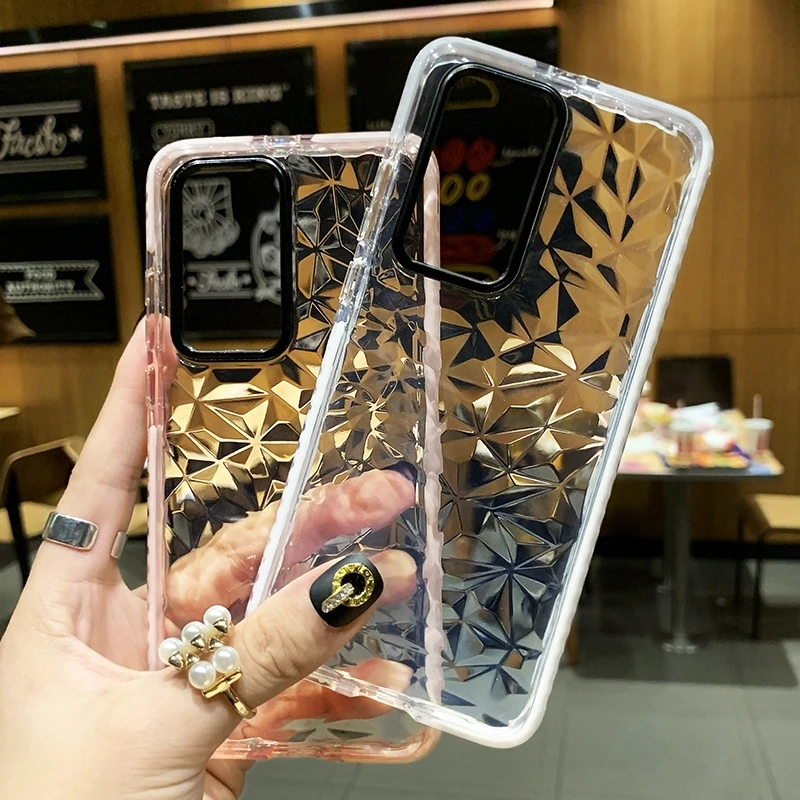 Прозрачный телефонный чехол с 3D алмазным рисунком для Huawei P20 Lite p20 pro P30 capa nova 3e honor
