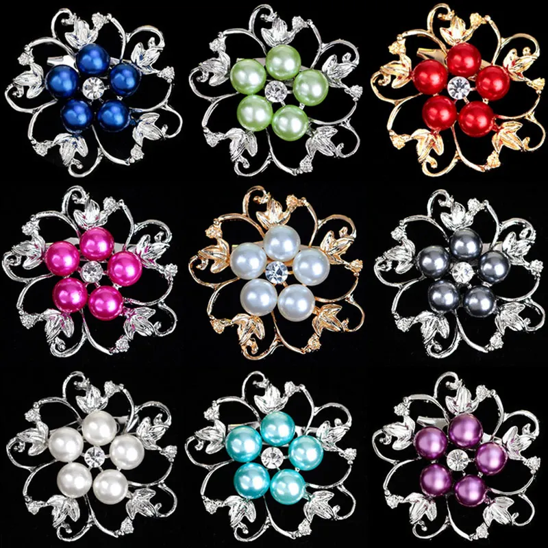 Новые женские Стразы из искусственного жемчуга брошь на булавке Хрустальный