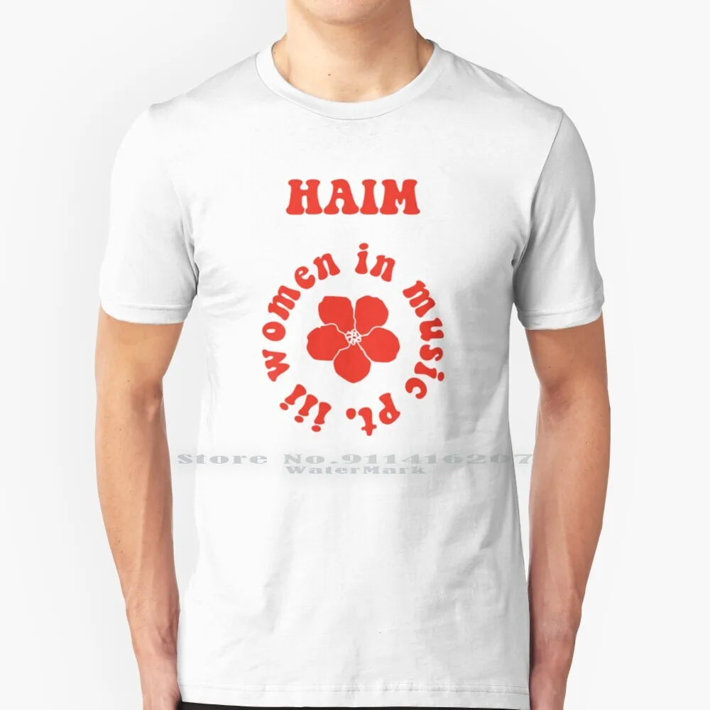 

Хлопковая футболка Haim 6XL, женская музыкальная футболка группы Haim Pt Iii Wimp 3, Женская музыка Pt 3