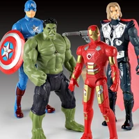 Marvel Avengers Action Figures Iron Man Hulk Thor Captain America PVC Model Toys Collection Kids Brinquedos Gift