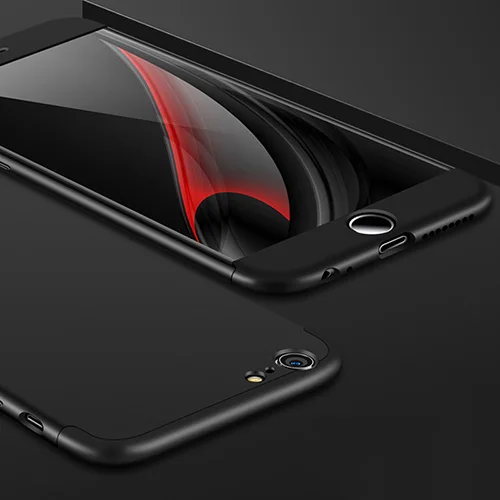 black RONTREE Роскошный чехол для iPhone 5 5S SE для телефона 6 6S 7 8 plus x xs чехол s грязеотталкивающий противоударный чехол для телефона - Цвет: black