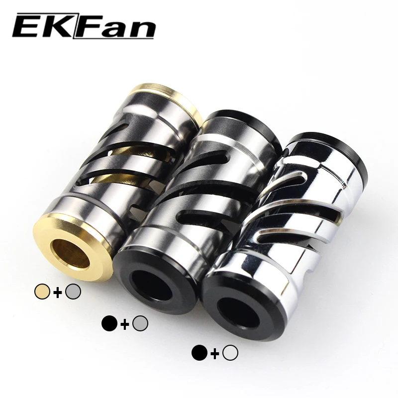 EKFan 2 Stück/Set Angelrollen-Griffknopf aus Aluminiumlegierung für DAI&SHI Baitcasting-Rollen, modifizierte Teile ohne Lager – Detail 6