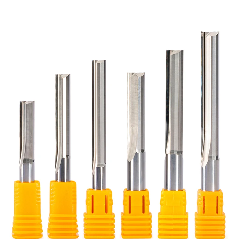 1pc 10mm Two Flutes Straight router bit wood MDF CNC Engraving Cutters Carbide Endmills Tools Milling Cutter 32 42 52mm | Инструменты