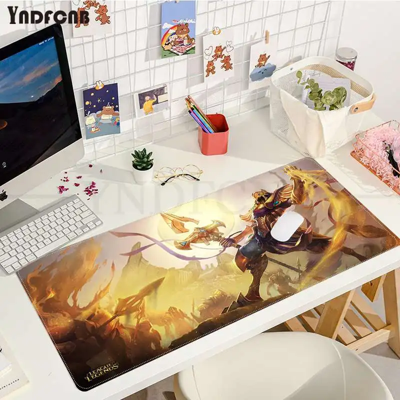 

LOL Azir My Favorite Gamer Speed Mice Retail Small Rubber Mousepad Size for large Edge Locking Speed Version Game Keyboard Pad