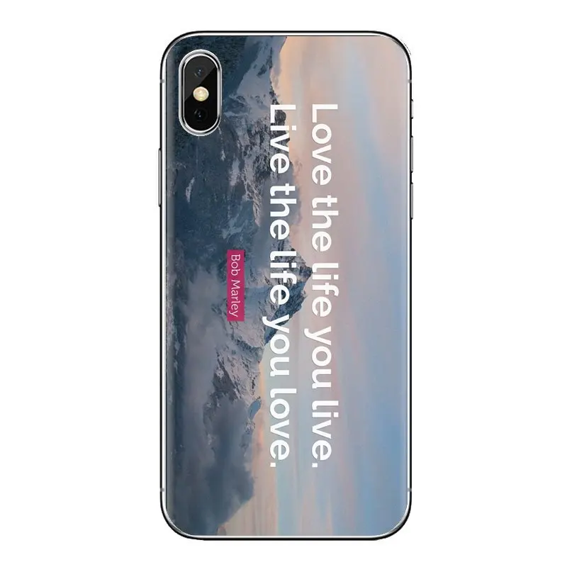 Ocean Live Life Love Inspirational For iPhone XS Max XR X 4 4S 5 5S 5C SE 6 6S 7 8 Plus Samsung Galaxy J1 J3 J5 J7 A3 A5 Housing |