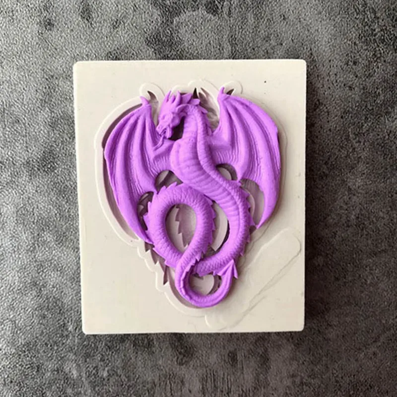 1 шт. силиконовая форма в виде динозавра для помадки инструменты украшения тортов