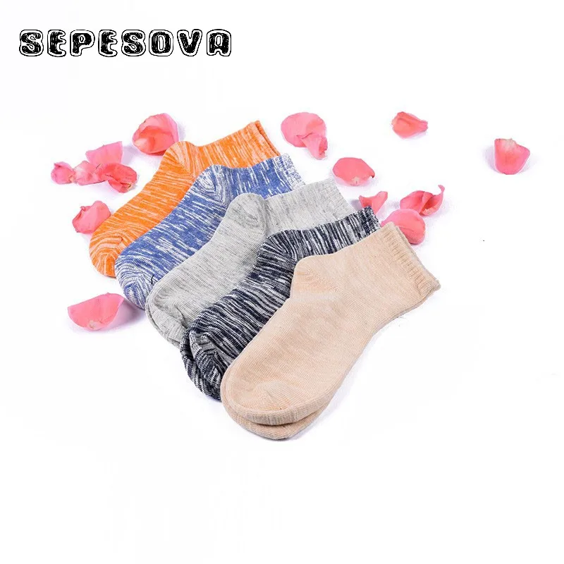 

Winter Funny Women Socks Short Cotton Blend Casual Breathable Sock Black Elastic Hip Hop Stripe Printing Lady Fashion Hipster Gg