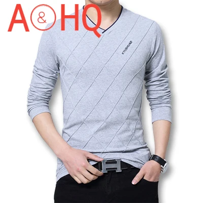 

Мужская футболка с длинным рукавом Черный, серый цвет белый V образным вырезом футболка из хлопка и полиэстера размера плюс XXXXL 5XL футболки