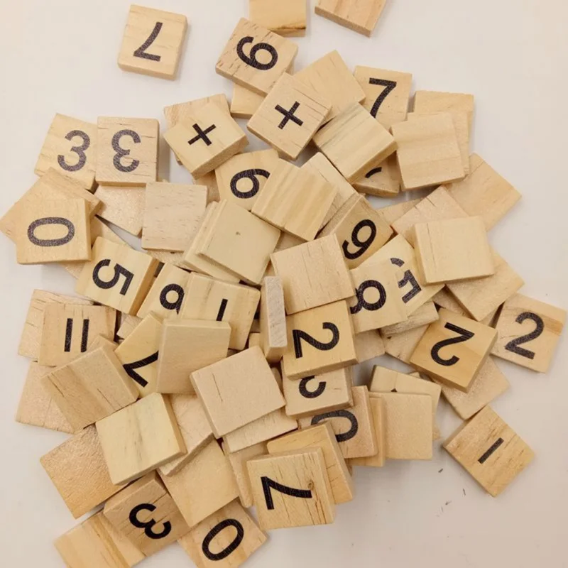 

100Pcs/set Wooden Letters English Numbers Alphabet Art Craft Word Name Design Free Standing Heart Shape Wood Wedding Home Decor