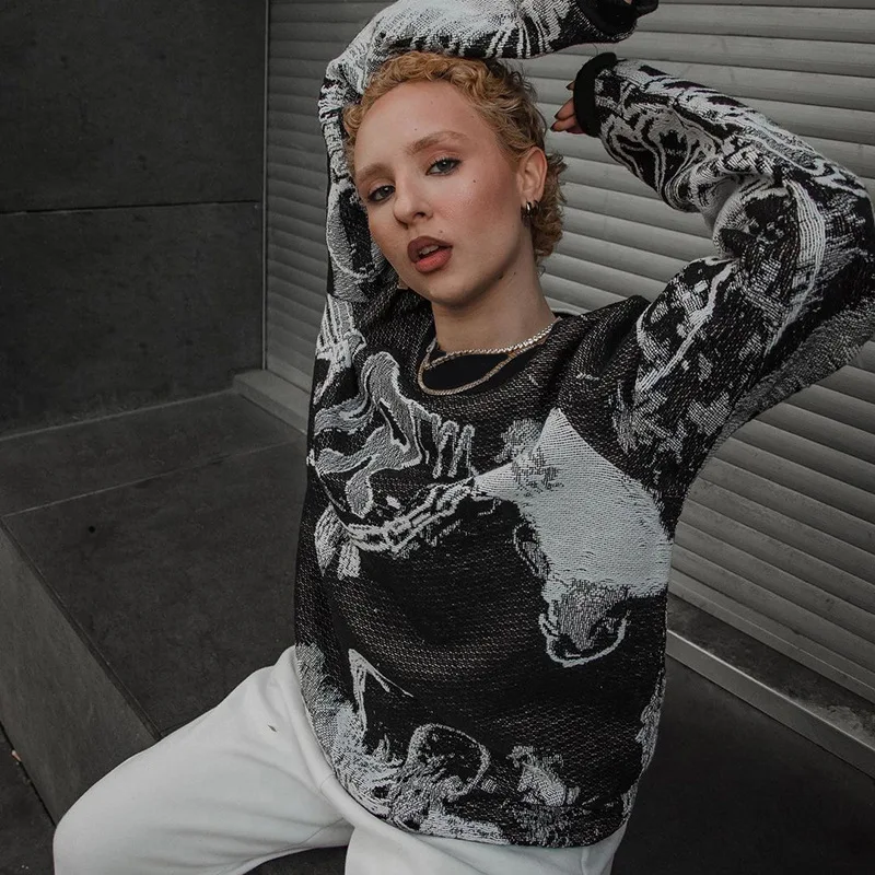 

Oversized Harajuku Hoodie 2021 Autumn Ladies Pullover Chic Sweatshirt Women Long Sleeve Sweatshirt Tops Female