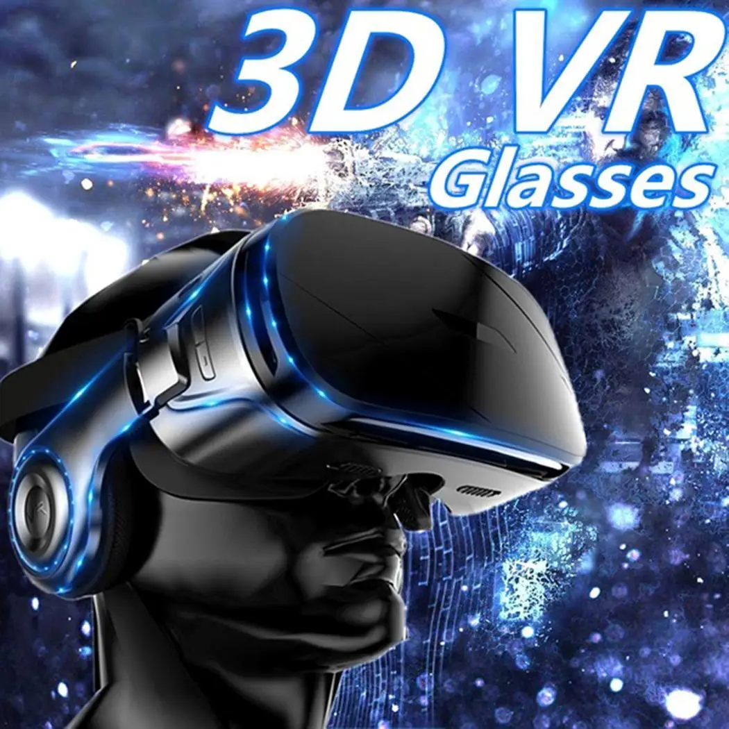 VR Очки виртуальной реальности 3D панорамный стерео кинотеатр с просмотром фильма