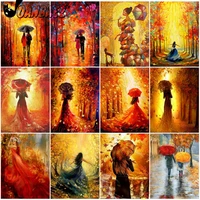 umbrella beauty diamond painting 5d diy wall art abstract oil painting paste diamond embroidery inlaid room decoration gift