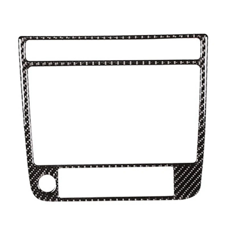 

Carbon Fiber Center Console GPS Navigation Cover Trim for Touareg 2016-2018