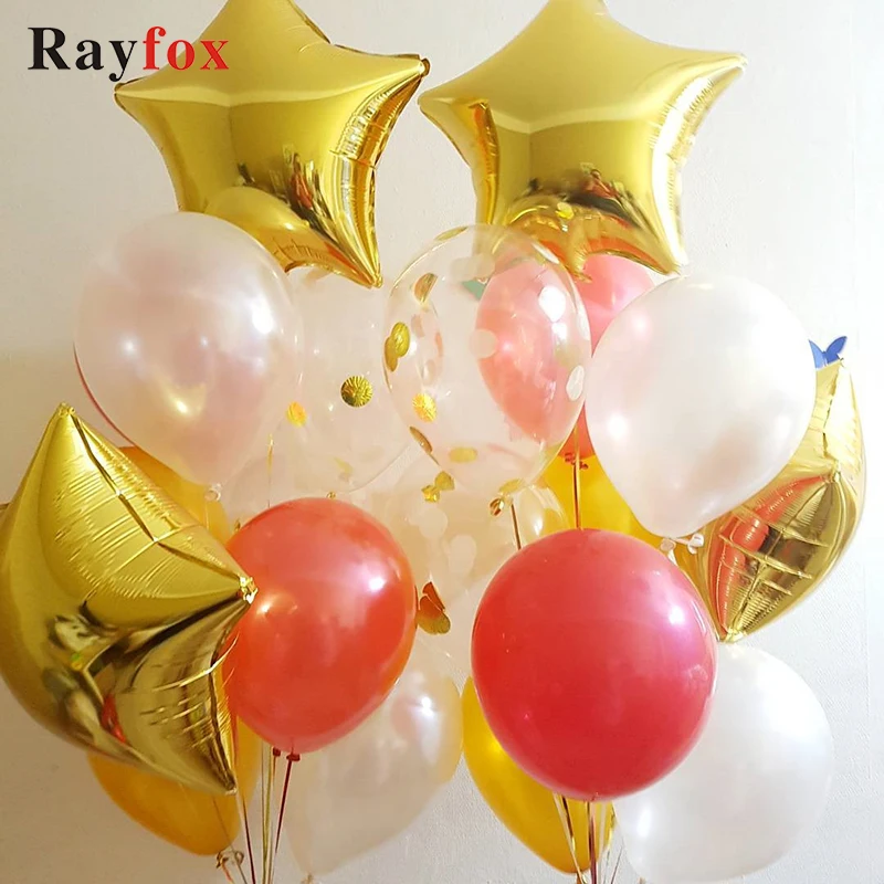 

10pcs 10inch Foil Star Balloon Five-pointed Balloons Wedding Decoration Birthday Party Kids Adult Baby Shower Globos Supplies