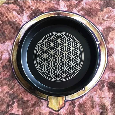 Астрология пентаграмма подсвечник Настольный алтарь Triquetra Divination Wicca церемония