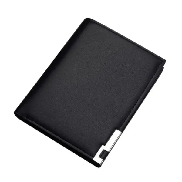 B2 10X1.5X12cm Мужской кошелек из искусственной кожи, мужской кошелек на молнии, кошелек для монет, маленький брендовый мужской кошелек, Мультифункциональный кошелек, мода, cartera hombre - Цвет: B2 10X1.5X12cm