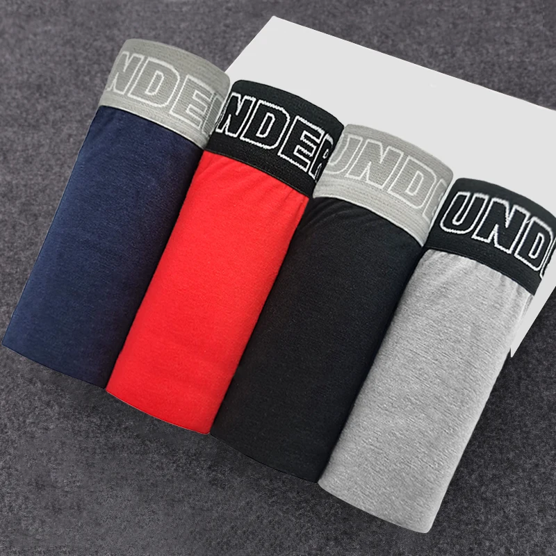 4 шт. мужские трусы-боксеры | Мужская одежда