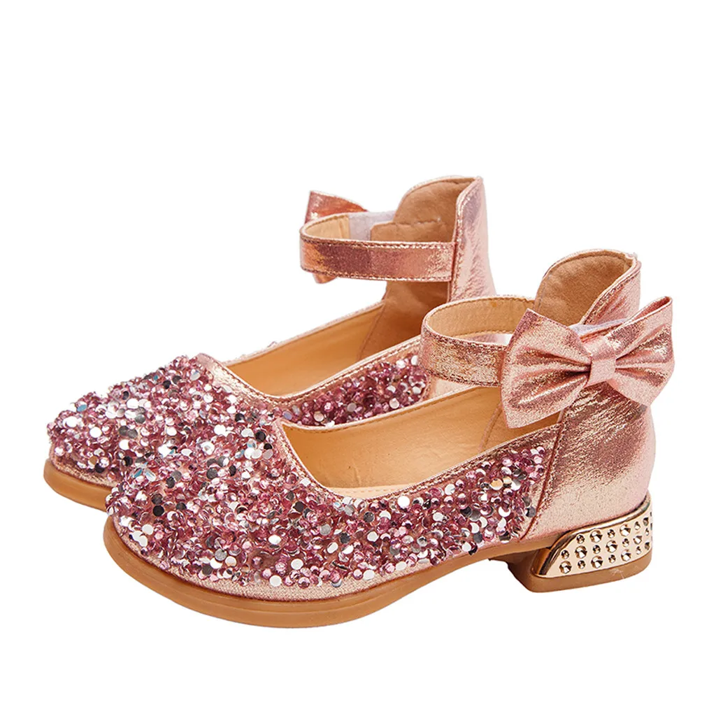 Милая детская обувь для малышей младенцев принцессы с жемчужинами и блестками на
