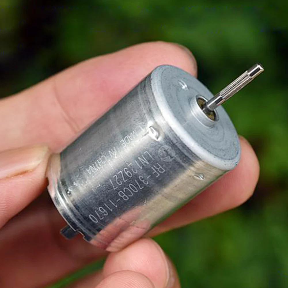 

Mabuchi фотоэлемент двигателя RC370 Драгоценная металлическая щетка 370 микро круглое электрическое мини-оборудование 6000 об/мин Бесшумная DC 12В-24В