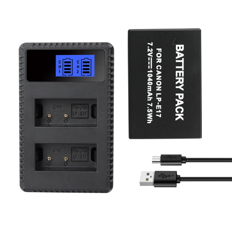 LP-E17 LP E17 Battery for Canon EOS M3 M6 T6i T6s 750D 760D 200D 800D 8000D Kiss X8i Camera Batteries Charger | Электроника