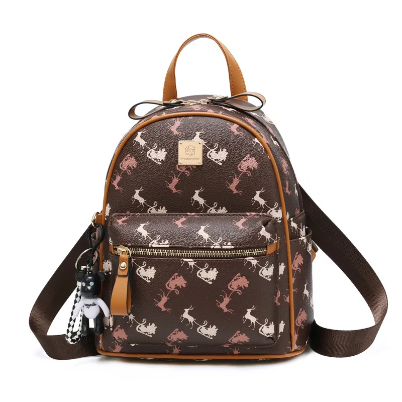 

High-quality Printed Backpack Women 2021 New Fashion Large-capacity Ladies Backpack Casual Trendy School Bags Designer Backpack