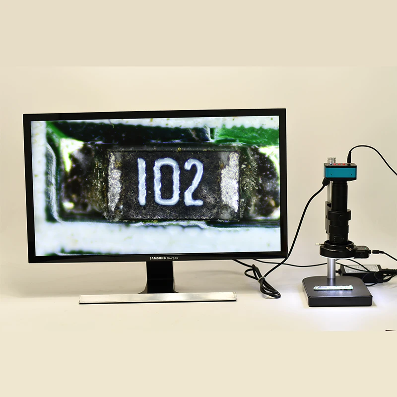 Hayear Real 4K UHD цифровой микроскоп промышленный C-mount Видео 60FPS камера для PCB ЦП ремонт