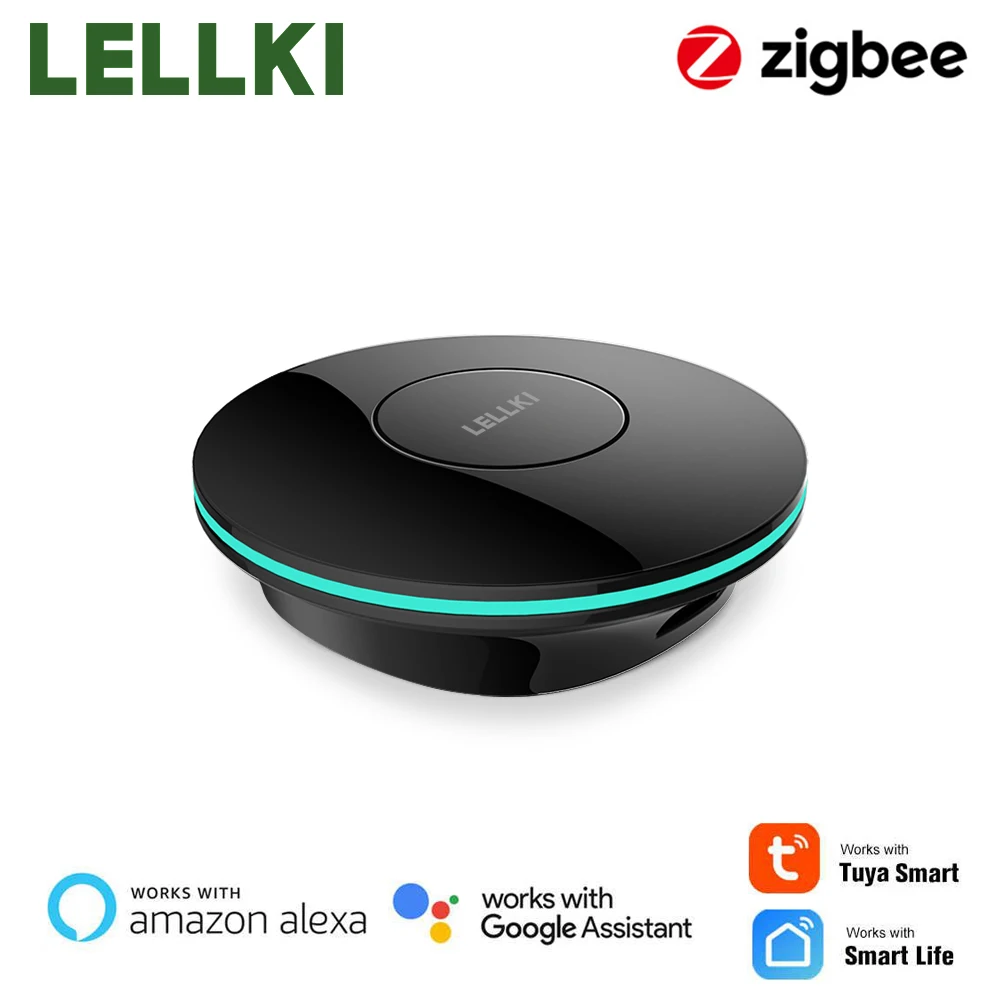 Умный концентратор LELLKI ZigBee 3 0 беспроводной мост шлюза Tuya для дистанционного