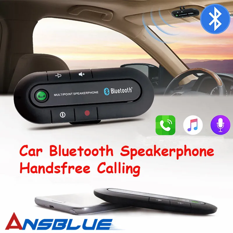 Беспроводной автомобильный комплект с Bluetooth громкая связь динамик MP3 музыкальный