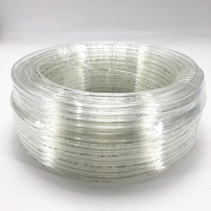 PUN-8X1.25-GE/BL/NT PUN-H-4X0.75-BL 50 м пластиковый шланг желтые и синие пневматические