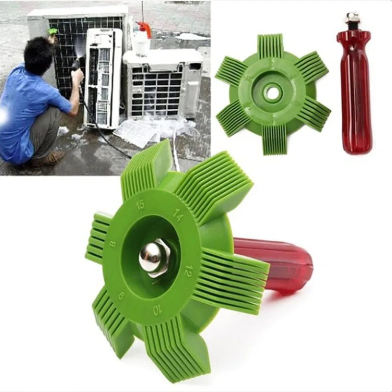

Radiator Cleaner Car/Air Conditioning Fin Comb Radiator Condenser Cleaning Brush Repair Tool Cooling Straightening Cleaning Tool