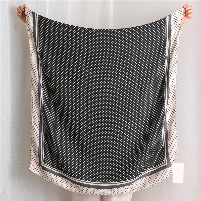 

Luxury brand Fashion winter women's cotton silk scarves lady Sunscreen Luxury brand shawl beach scarf