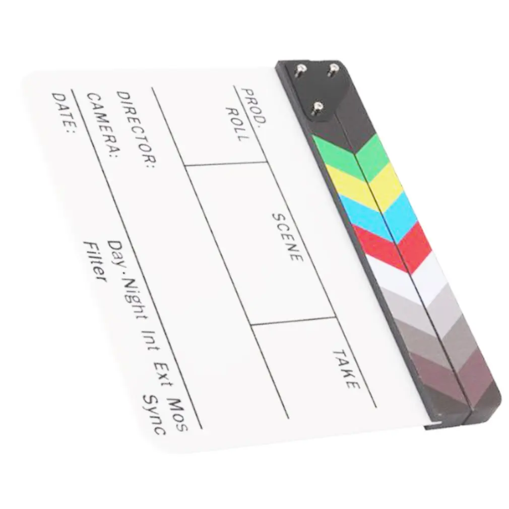 Режиссер Видео Сцена Clapperboard Clapper доска стереть режиссер ТВ фильм Акция