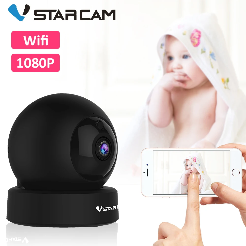 Видеоняня Vstarcam 2 Мп 1080P Wi Fi двустороннее аудио|Камеры видеонаблюдения| |