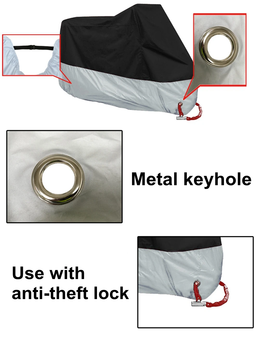 Универсальные водонепроницаемые чехлы для мотоциклов 210D чехол защиты от пыли