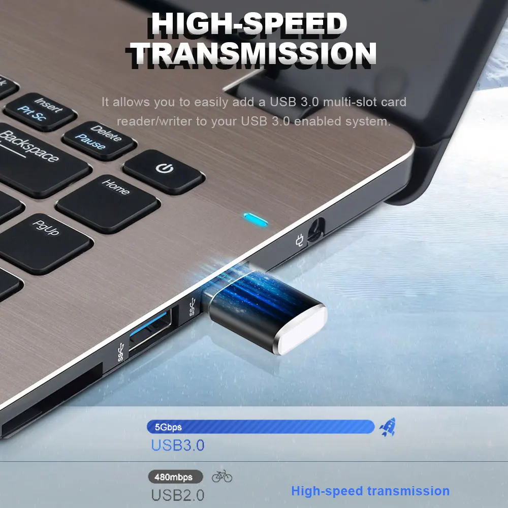 Алюминиевый мини usb 3 0 кард-ридер KARTOMAN адаптер для TF micro SD ПК компьютера ноутбука -