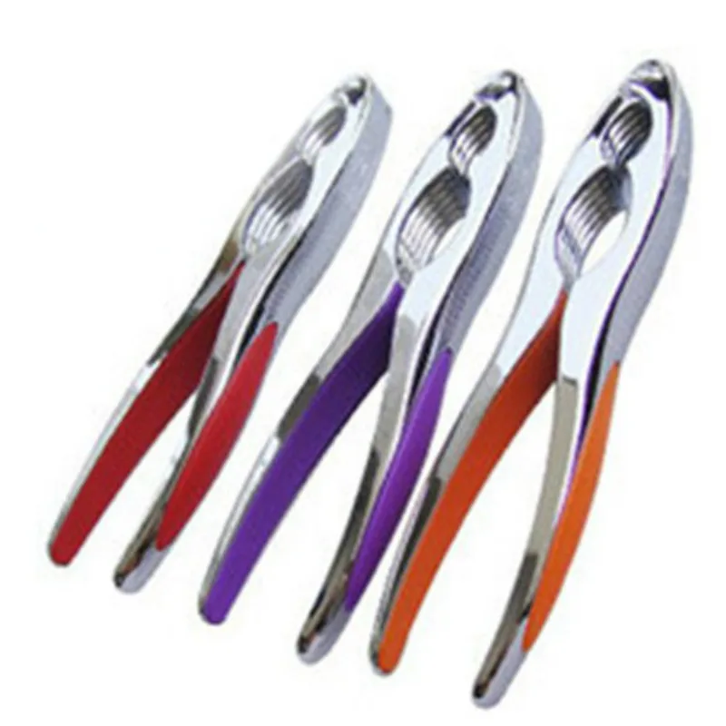 

Kitchen Fruit Tools Zinc Alloy Nutcracker Sheller Walnut Nut Cracker Almond Pecan Hazelnut Clip Tongs