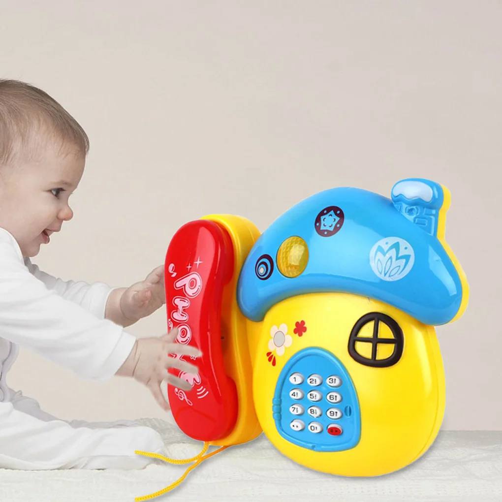 

1PC Children Kids Mini Colorful Electric Music Telephone Sounds Toys Gift Random Color