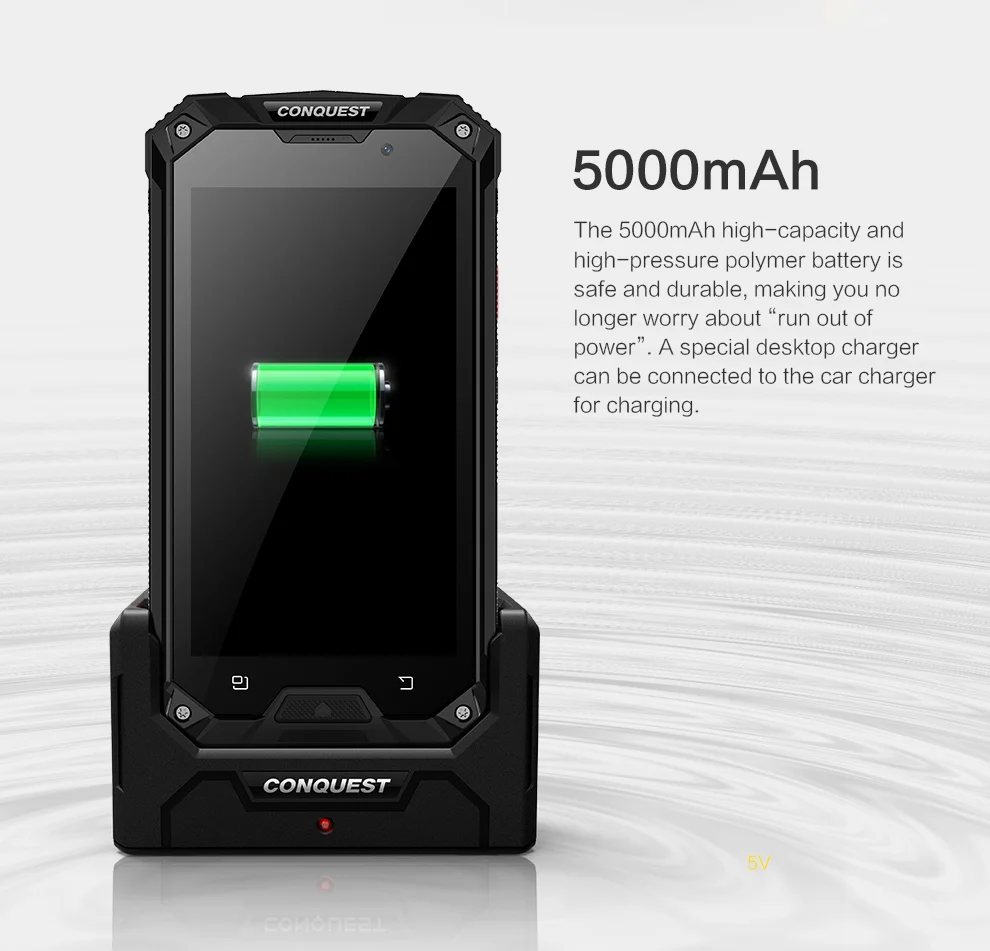 Conquest S6 IP68 прочный мобильный телефон водонепроницаемый телефон 3 Гб ram 32 ГБ rom CAT 4G LTE FDD смартфон+ 2,45 ГГц RFID