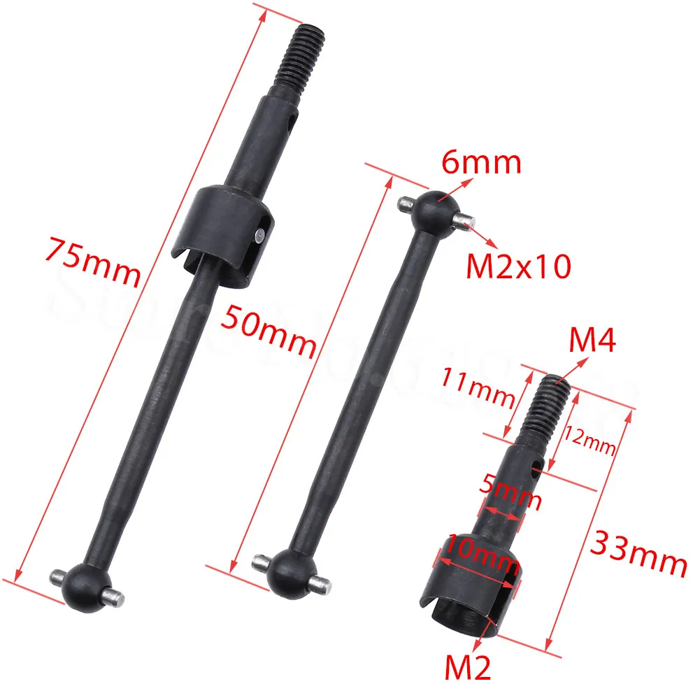 10 парт/лот стальной Металл Dogbone DriveShaft/колесная ось для HPI RS4 Sport 3 модели дрифта