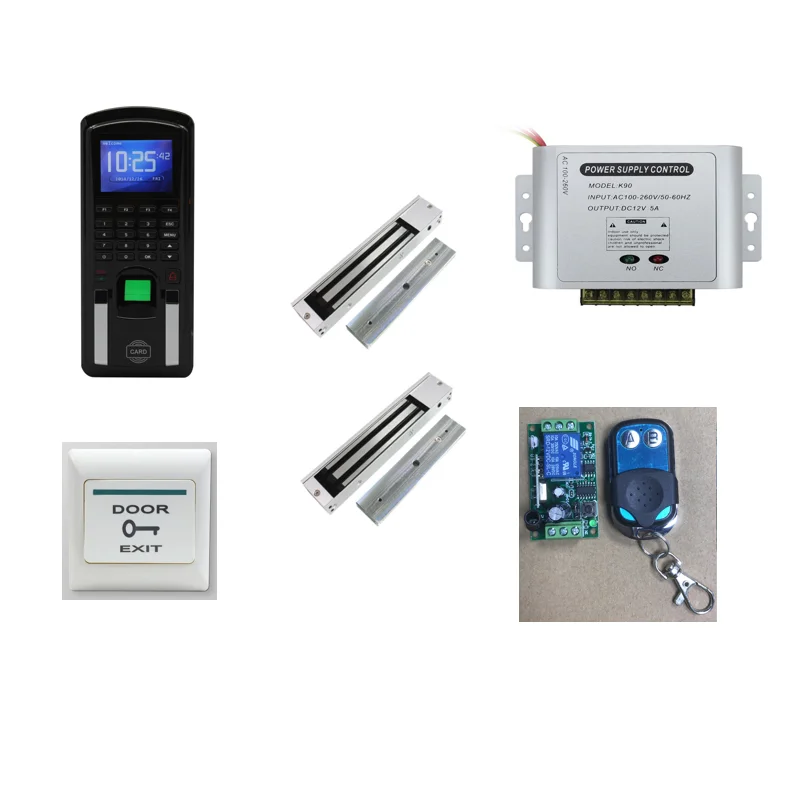 M F151 доступа по отпечаткам пальцев Управление + Магнитный замок Питание и