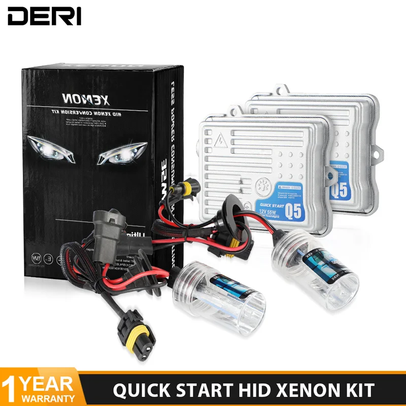 H1 Q5 55 Вт супер быстрый пусковой балласт HID ксеноновый Комплект 4300K 6000K 8000K