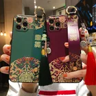 Чехол-держатель для телефона iphone XR X Xs 11 12 Pro Max Mini SE 7 8 6s plus 7 + мягкий чехол из ТПУ с ремешком на шею и кисточками