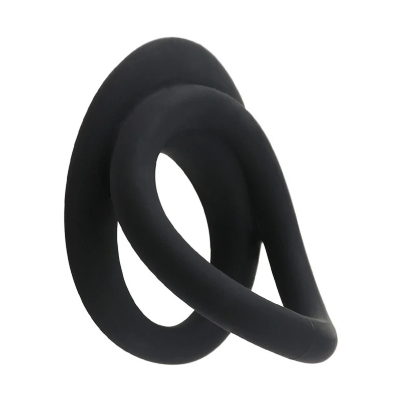 Многоразовые двойные кольца кольцо на пенис секс-игрушки для мужчин эластичное